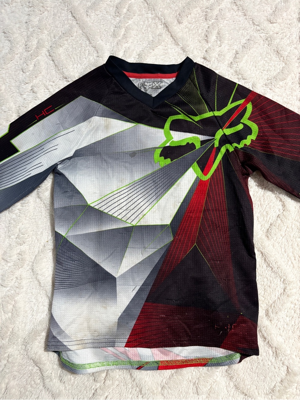 Fox youth small jersey